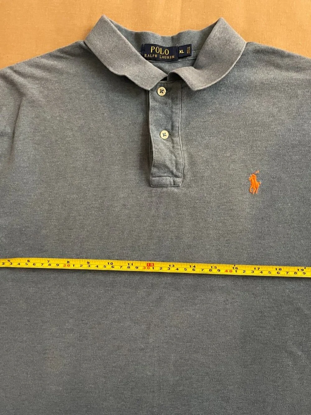 Ralph Lauren Polo Men's Size XL Denim Blue‎ Preppy Ivy League Casual Luxury